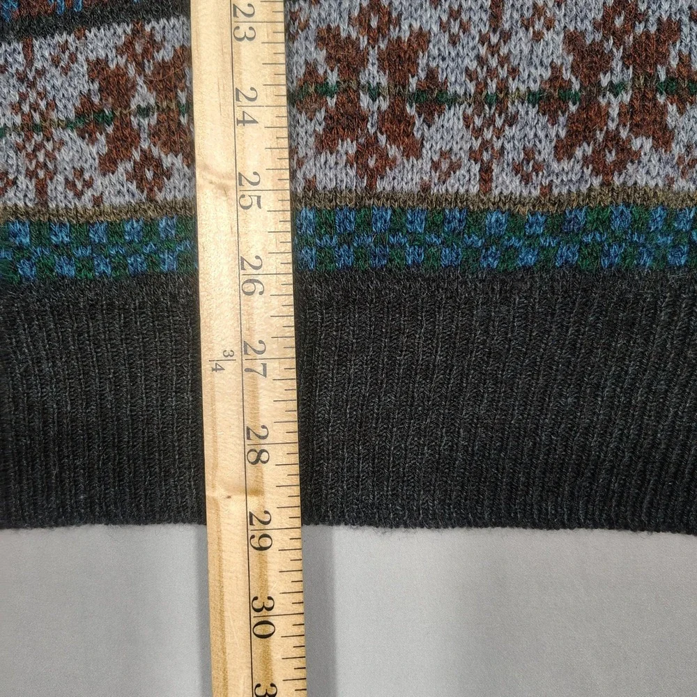 Brian MacNeil Sweater Mens 2XT VTG Fair Isle Wool Blend Multi Color Knitwear
